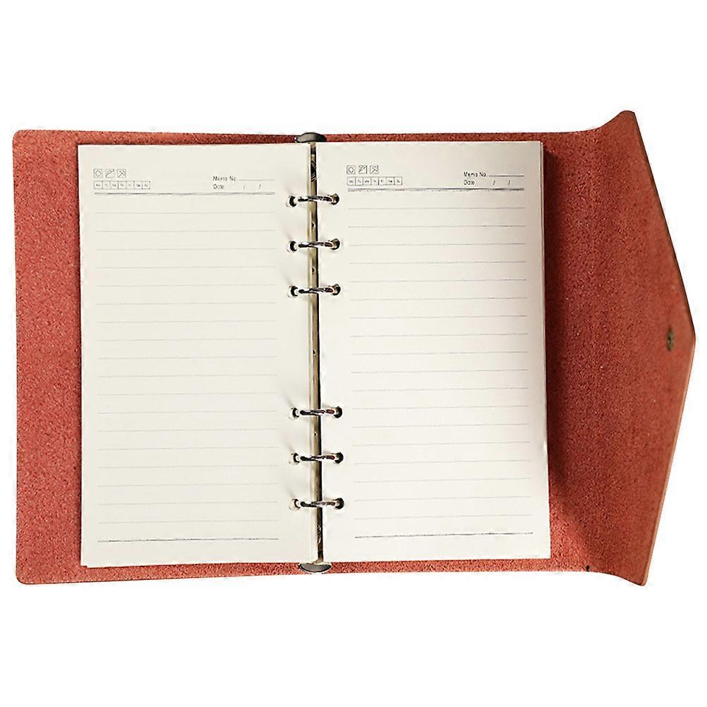 Brown Vintage Notebook for Writing 3Pcs Travel Notepad Daily Schedule