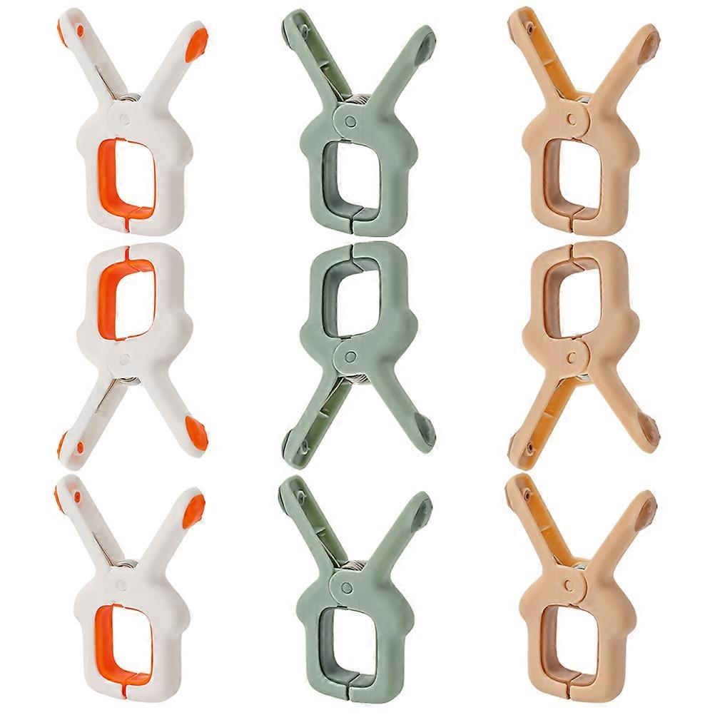 18Pcs Plastic Windproof Clothespins Clothes Clips for Laundry Assorted Colors