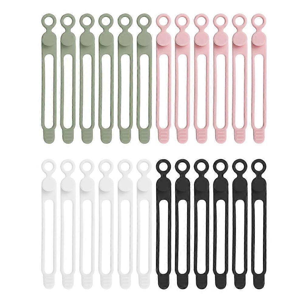 24Pcs Silicone Wire Organizer for Earphone