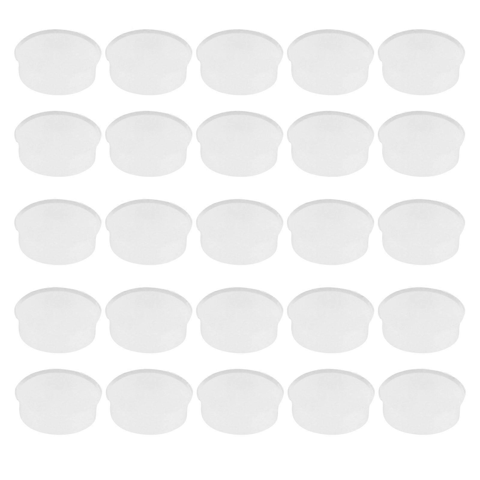 White Silicone Flute Plug Flute Stopper for Beginners 100Pcs Set