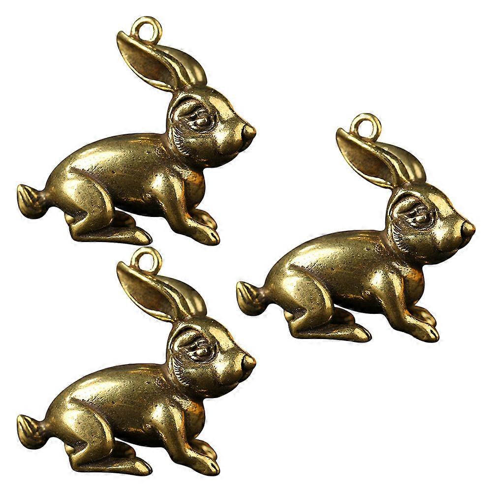 Rabbit Charms 15 Pcs Keyring Keychain Hanging Decor Retro Style Perfect Gift For Friends Family