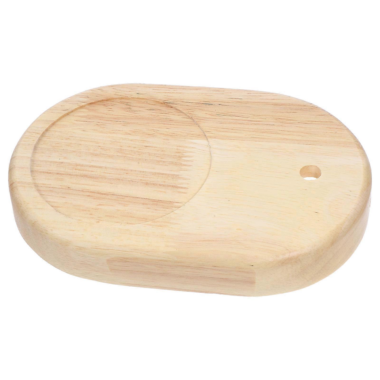 DIY Wooden Table Lamp Base Oval Shape Perfect For Home Decor 3Pcs