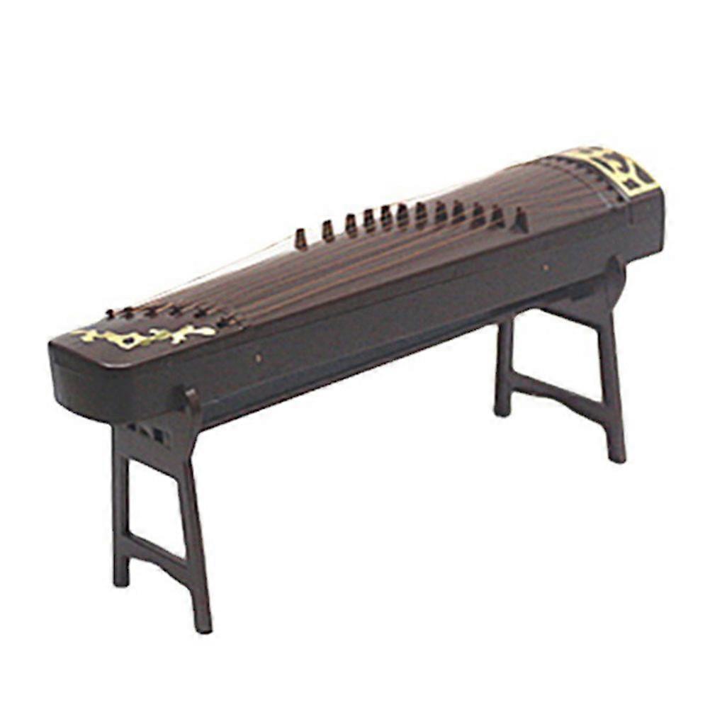 Tiny Guzheng Model Home Decoration Doll House Miniature Design Coffee Rectangular 2Pcs