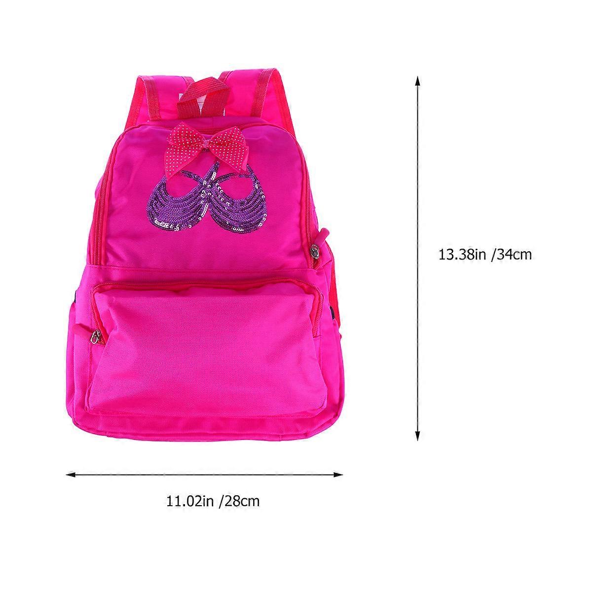 Girls Creative Ballet Backpack For Daily Use 1Set Rosy Storage Solutions