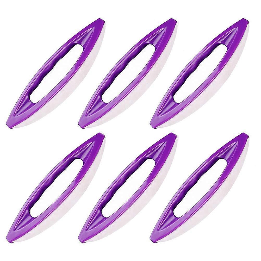 Practical Purple Nail Art Brush for Polishing with 24Pcs Waxing Brushes