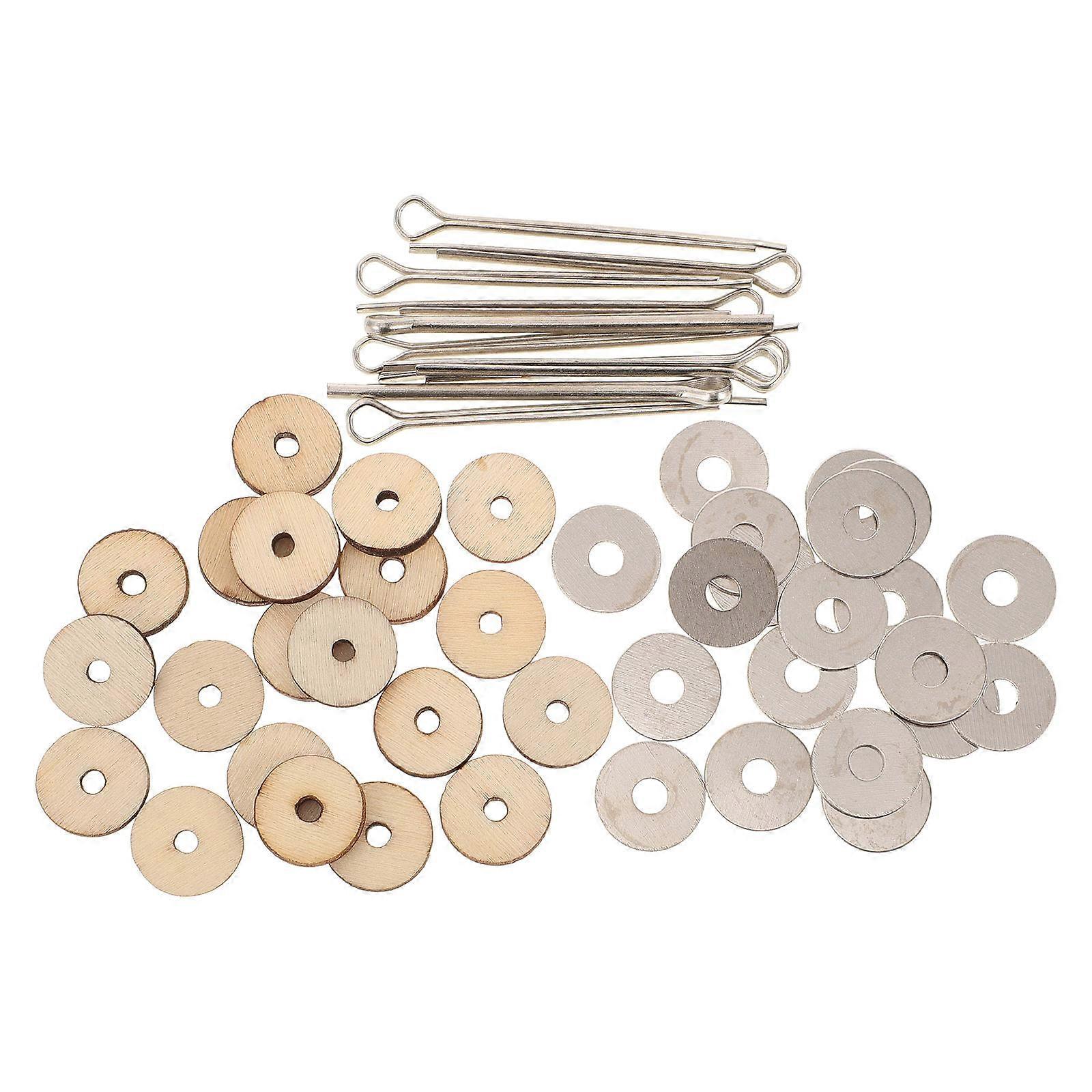 DIY Jointed Doll Creation Supplies 100 Sets Silver Wooden Joints For Plush Toy Developers 12MM Moveable Limbs