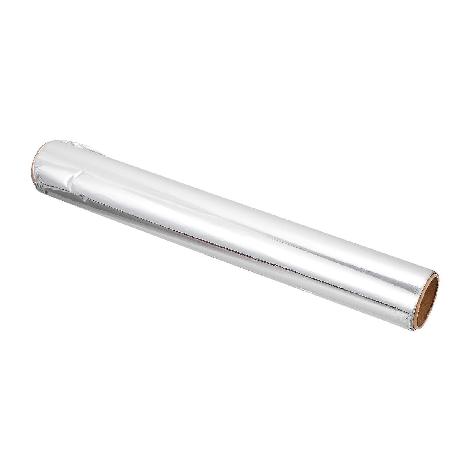 Baking Tin Foil Paper Silver Practical for Barbecue 2Pcs Kitchen Use