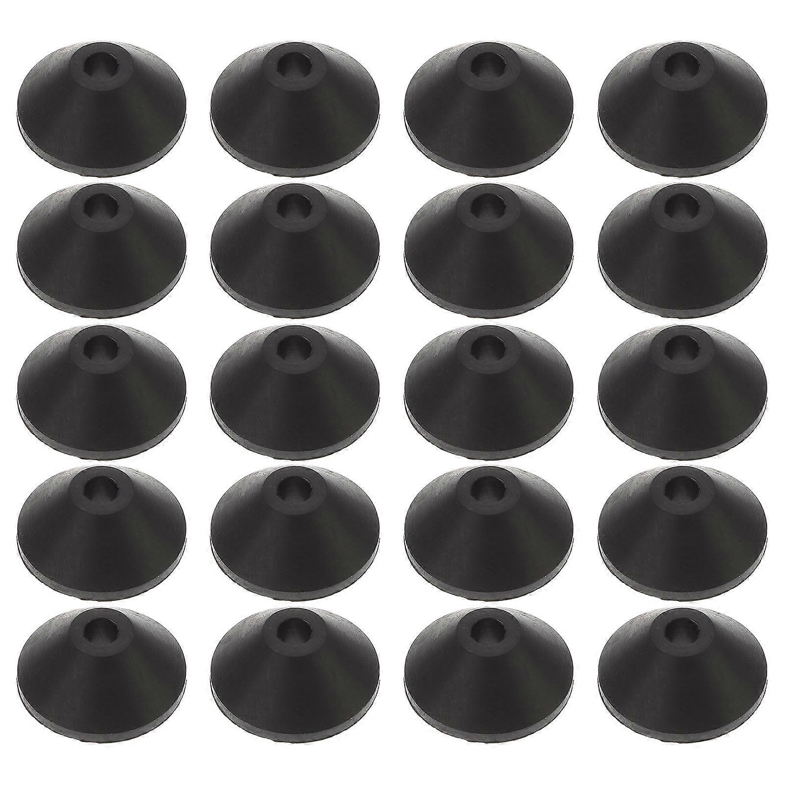 Toilet Bolt Rubber Washers Leak-Proof Use 40Pcs Black Sealing Washers