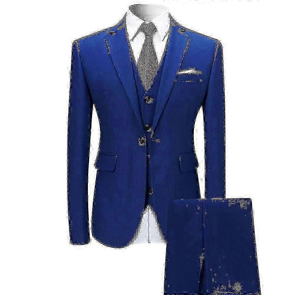 メンズスーツ 3点セット スーツ スリム フォーシーズンズ スーツ ジャケット&パンツ&ベスト 12色