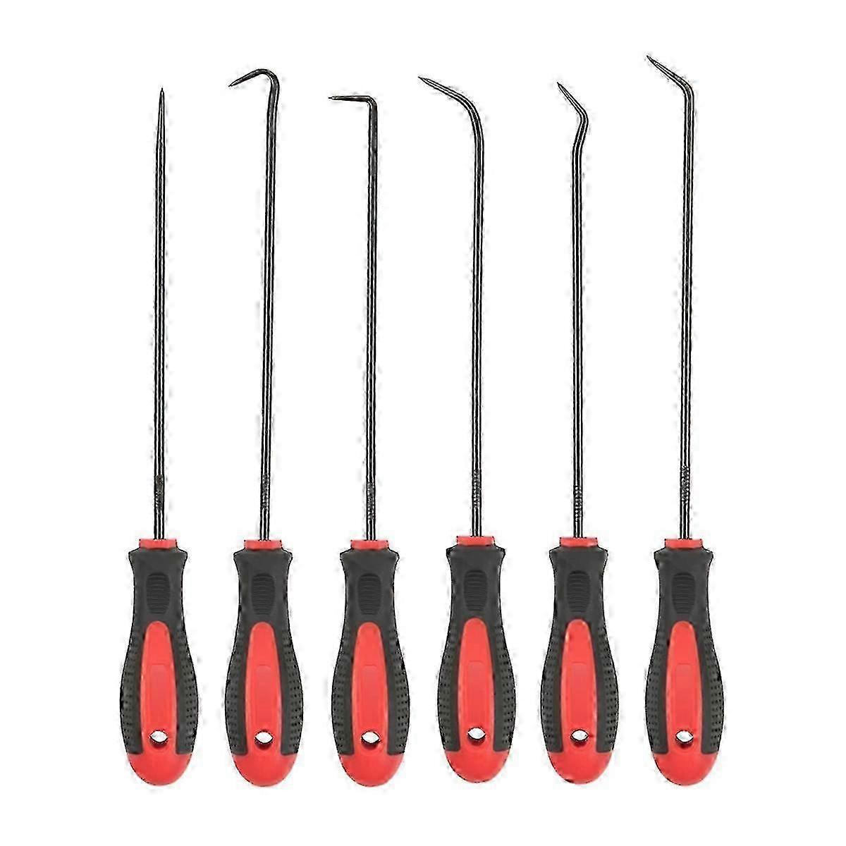 2025 6-Piece Extra Long Precision Hook and Pick Set for Detailed Workmanship