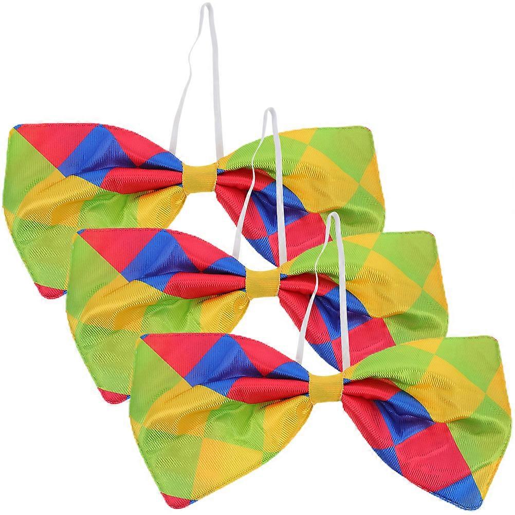 Multicolor Bowknot Clown Bow Ties Party Decoration For Kids And Adults During Masquerade And Carnival Events 12 Pcs