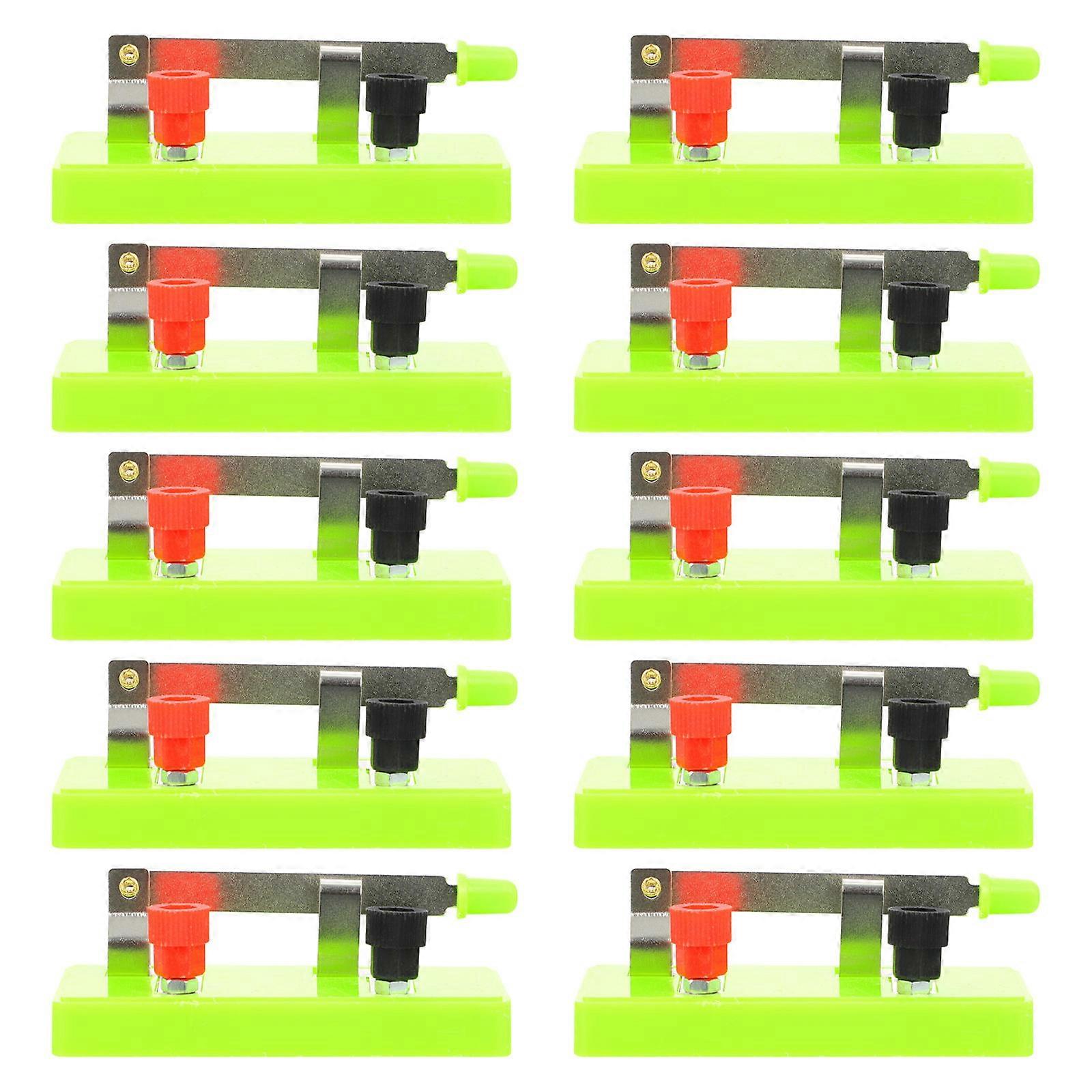 Spst Circuit Single Switch for Electrical Laboratory 10Pcs