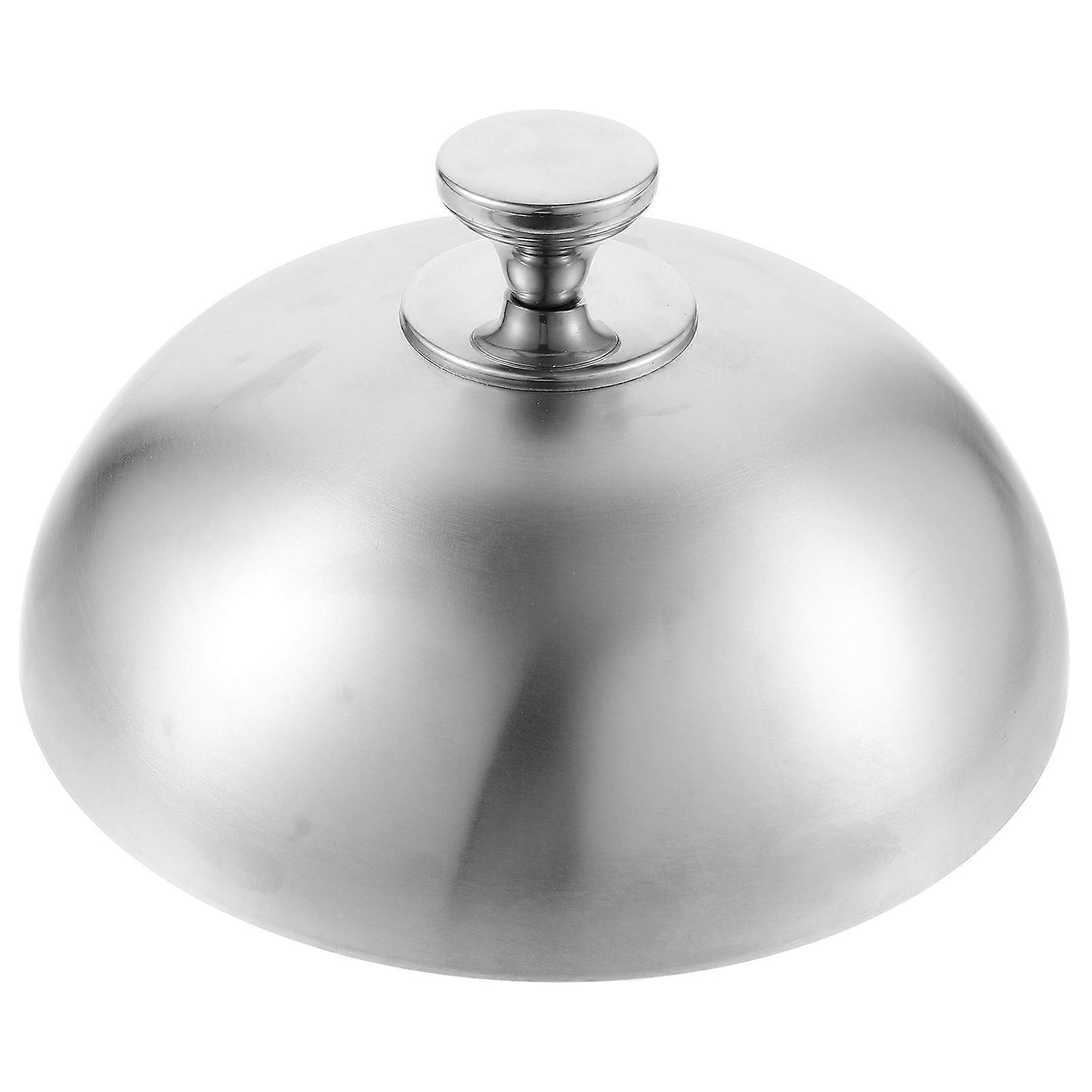 Stainless Steel Food Cover 2Pcs Suitable For Kitchen And Restaurant Use In Silver Featuring Bug-Proof Function
