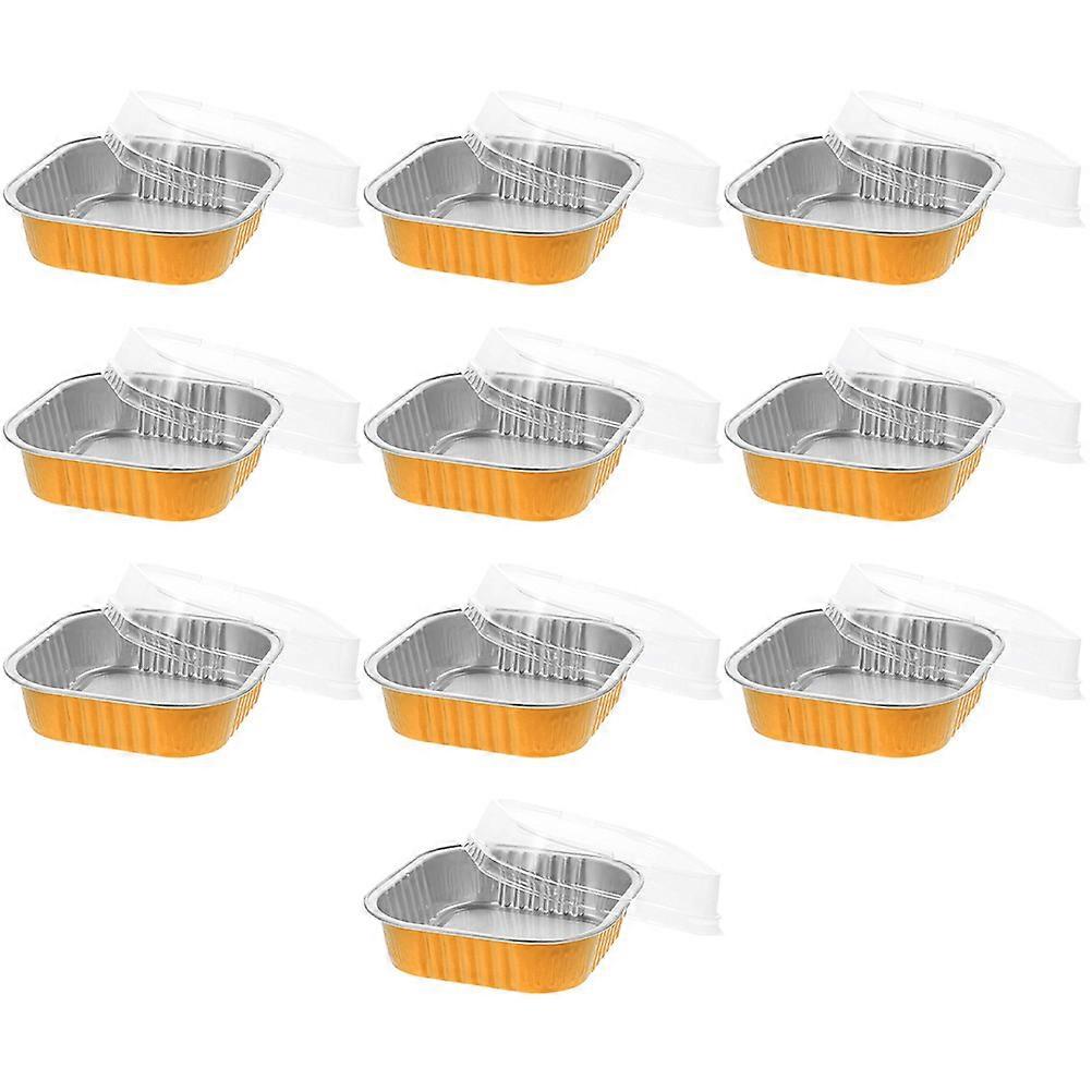 Foil Baking Boxes for Food Storage 10Pcs Durable Containers