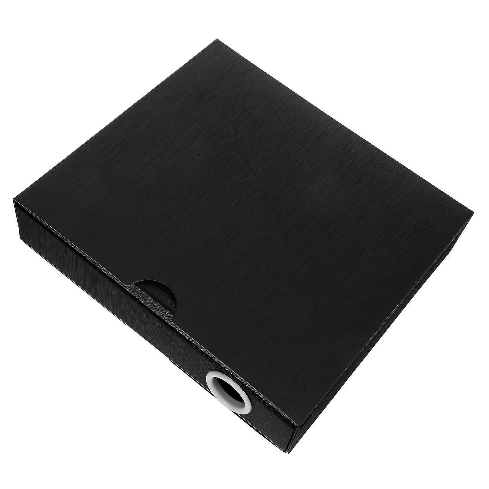 Ring Binder 2-Ring Binder Card Pockets Cover for 2Pcs Protection