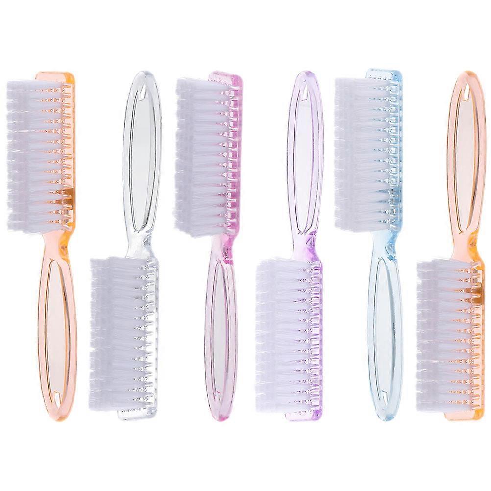 Nail Brush Handle Grip for Cleaning 30Pcs Assorted Color Long Handle Set