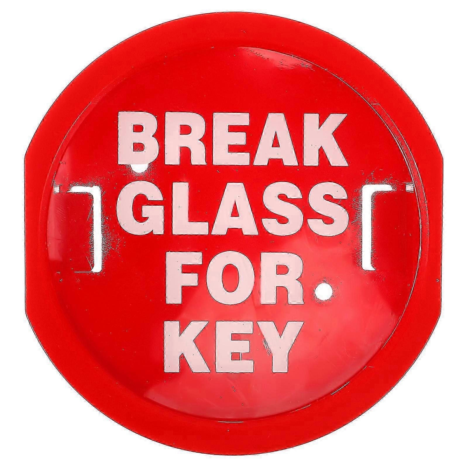 Emergency Key Lock Box for Outside Door Break Glass Security Safe