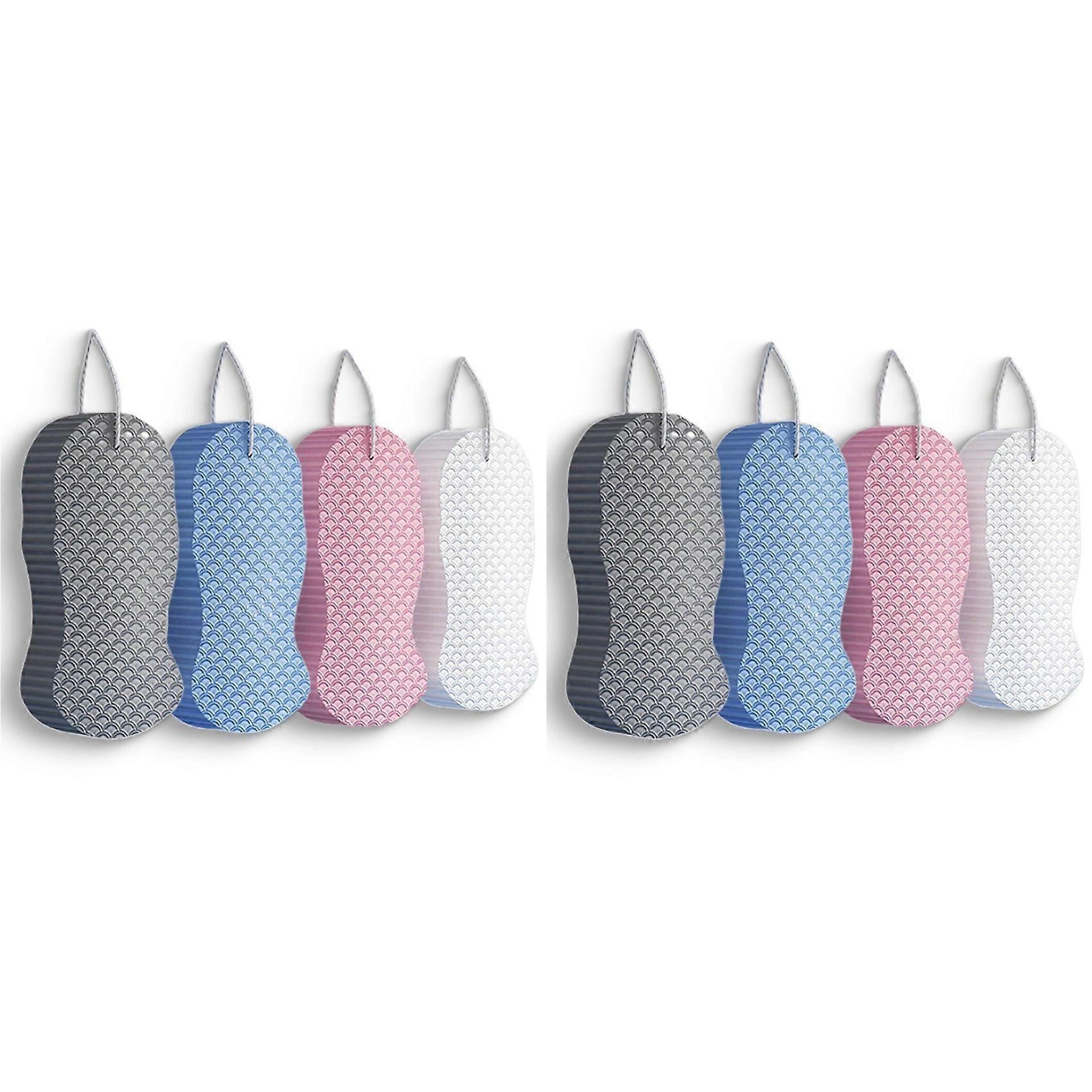 8X Magic Exfoliating Bath Sponge, Extra Soft Exfoliating Bath Sponge, Removes Dead Skin, Reusable