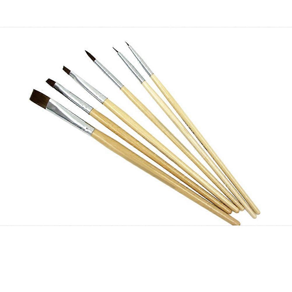 Powder Brush Makeup Set with Wooden Handle for Face Painting 18Pcs