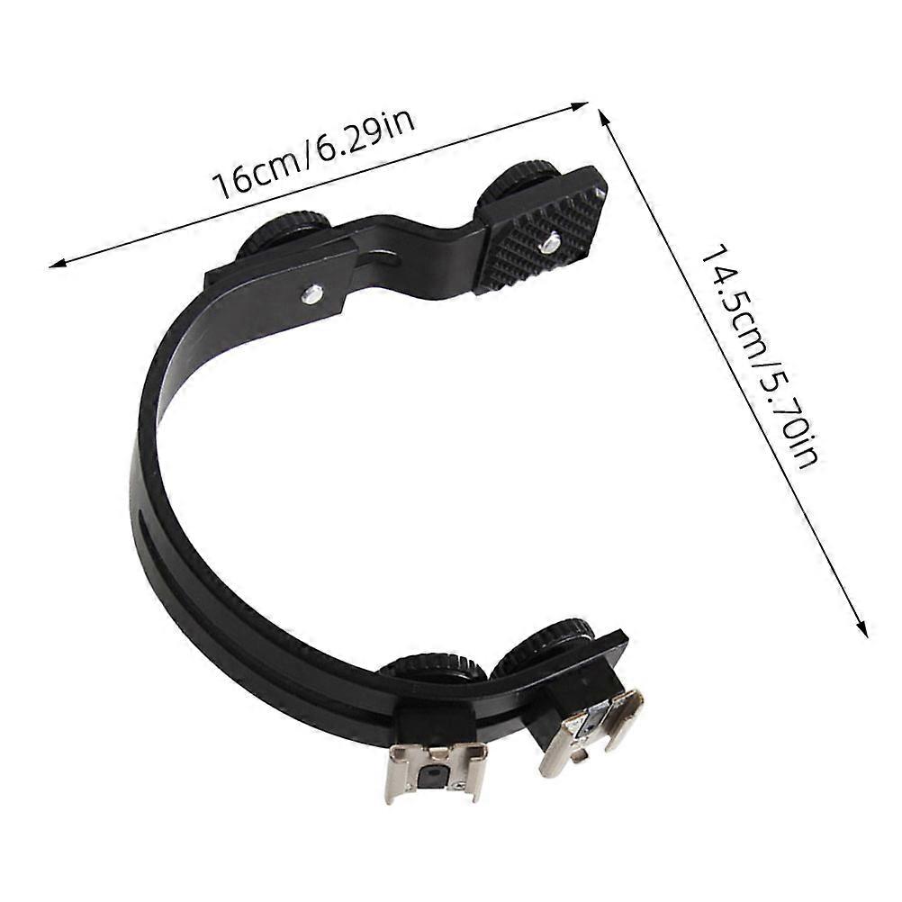 Flash Bracket C Shaped Metal Bracket for Photography Dslr Camera Multi Angle