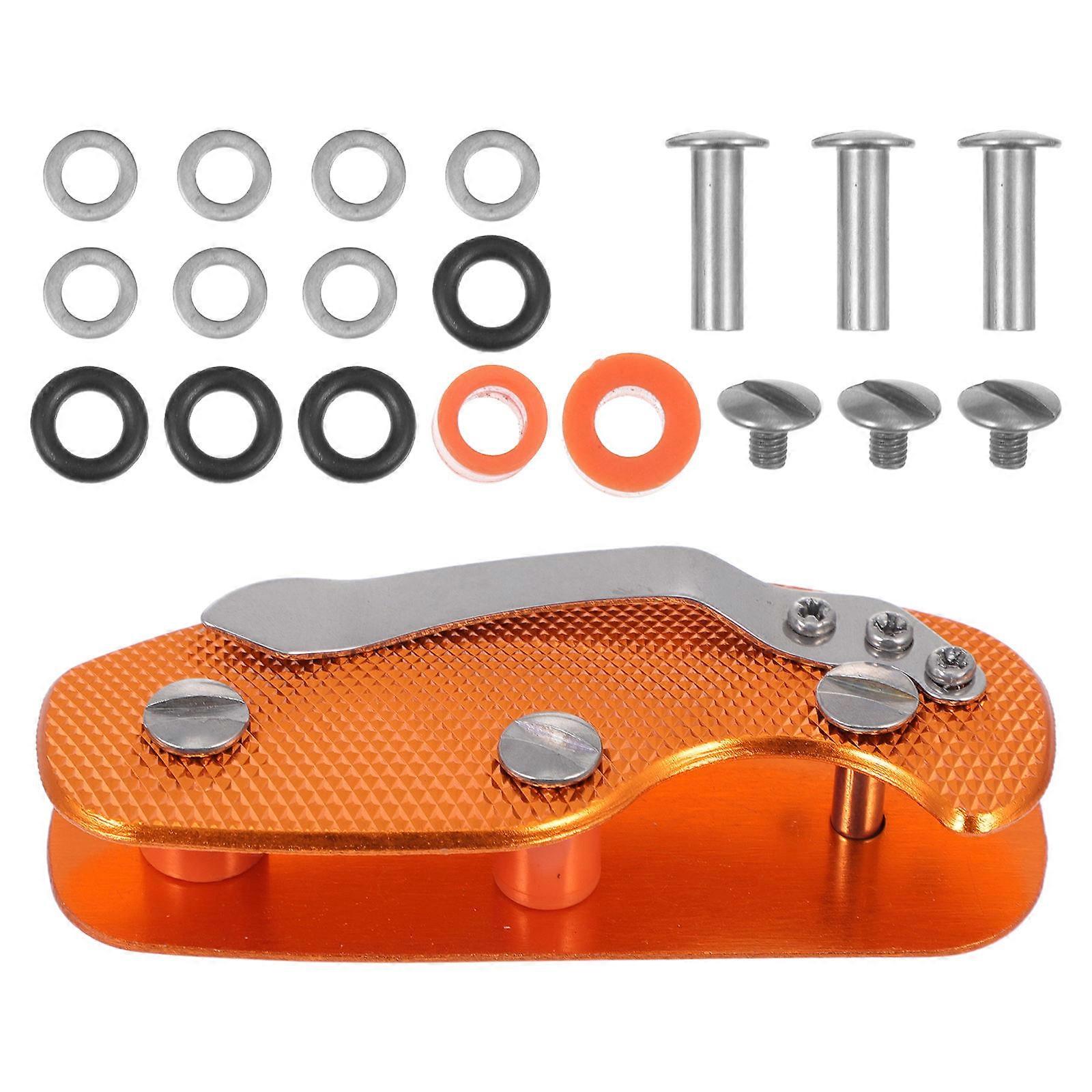 Key Organizer Aluminum Alloy for Outdoor Single-Open Key Holder 1Set Practical Use