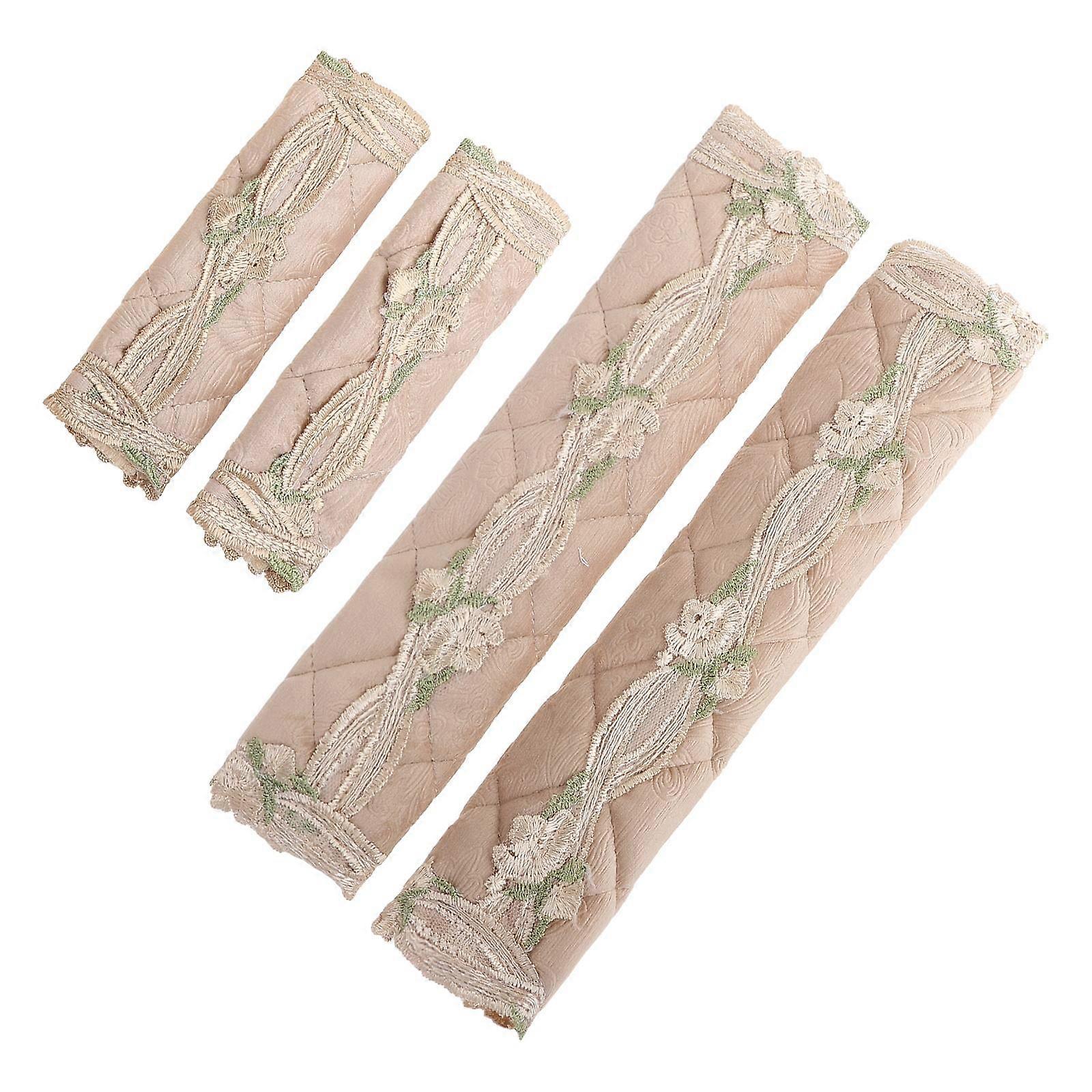 Refrigerator Handle Cover for Appliance Handle Wrap Cloth 12Pcs Brown