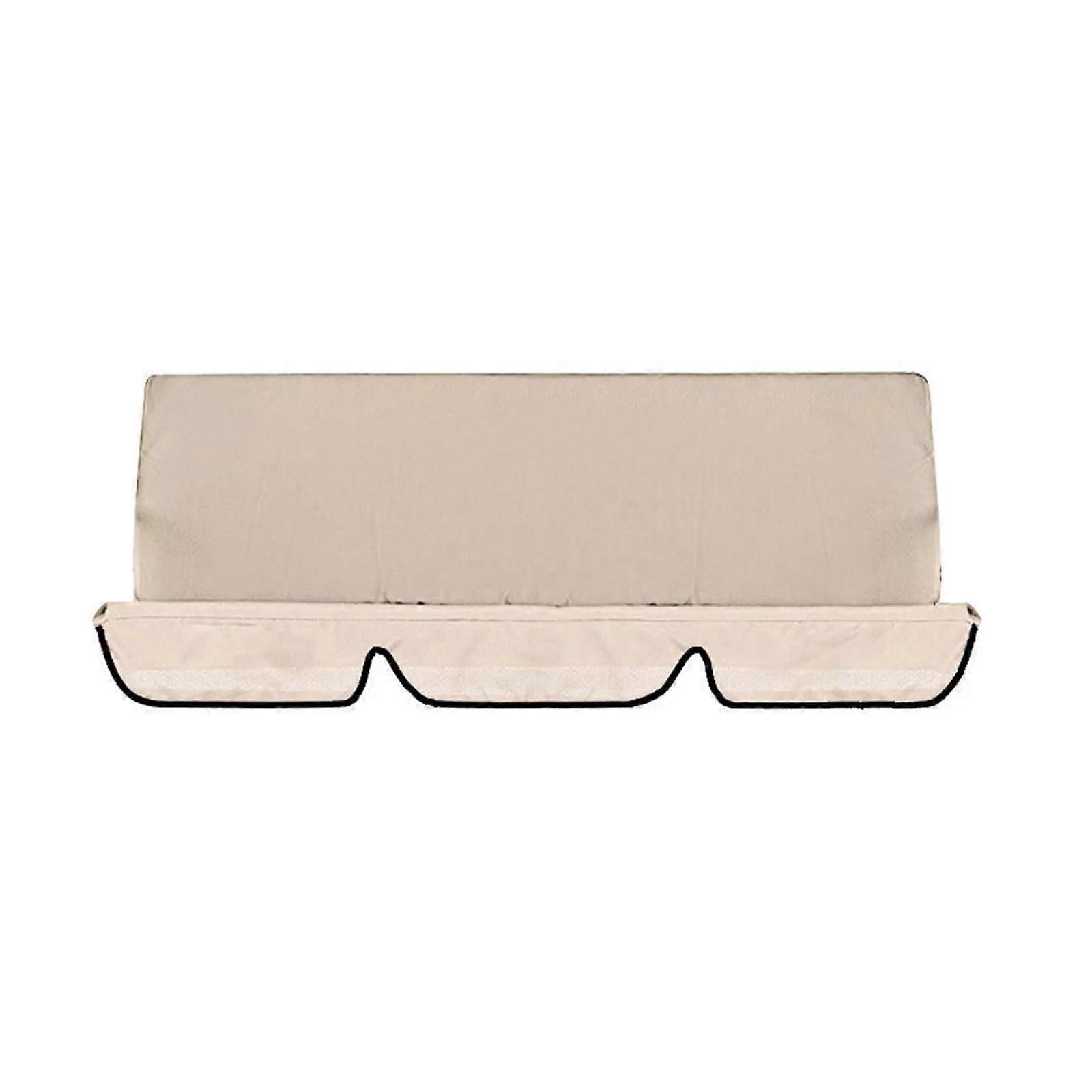 Patio Swing Seat Cover Replacement 210D Oxford Fabric Silver Shield Waterproof Easy to Install Outdoor Use