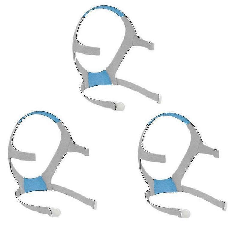 3 Packs Replacement Headgear for AirFit F20 Headgear Straps for F20 Full-Face Mask, Elasticity Soft Headgear