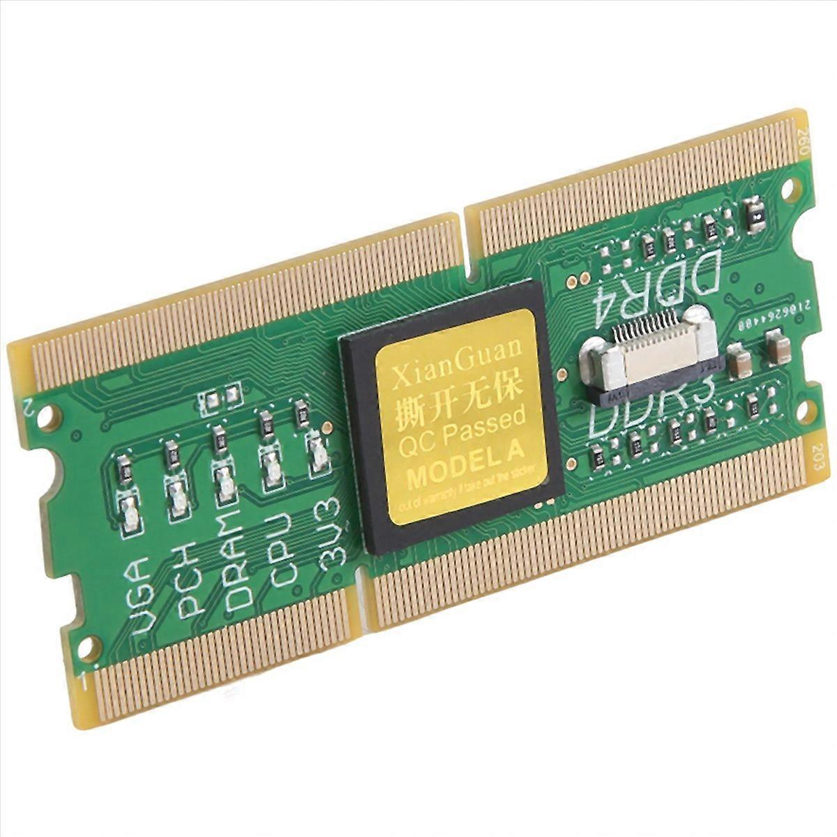 Laptop/Desktop Motherboard Memory Slot DDR3/DDR4 Diagnostic Analyzer Debug Test Card for DDR3/4 Notebook Repair