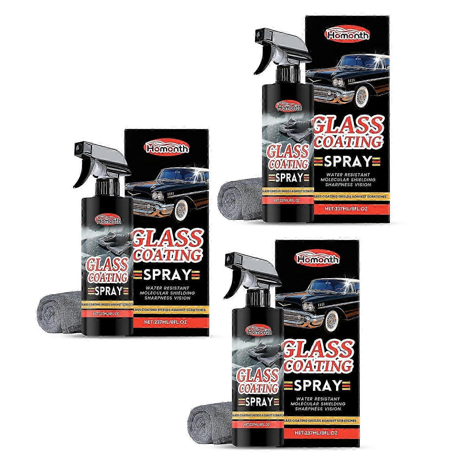 Αντιθαμβωτικό σπρέι υδροφοβικής επίστρωσης για τζάμια αυτοκινήτου, υδρόφοβο υγρό αυτοκινήτου κατά της βροχής για ορατότητα σε ομιχλώδη πρωινά 25-26