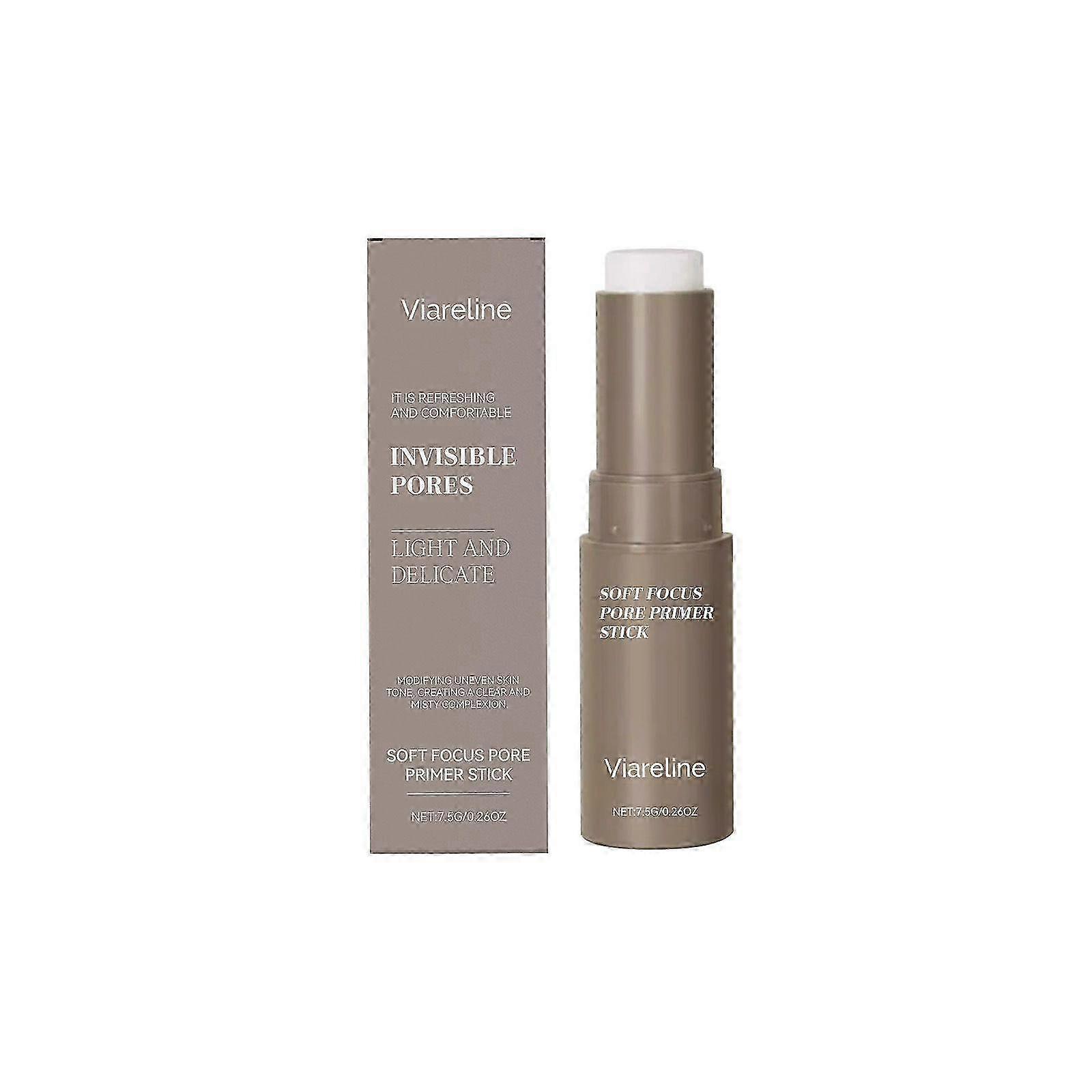 Soft Focus Pore Primer Stick - Oil Control & Hydrating Formula with Hyaluronic Acid & Vitamin E, 7.5g Portable Stick, Matte Finish, Pore Minimizing fo