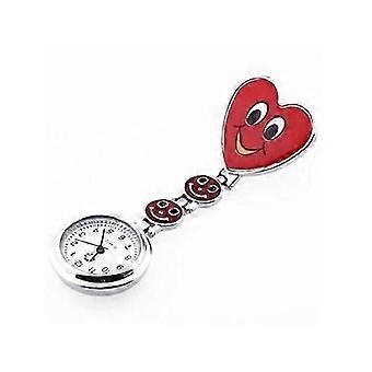 Krankenschwester Fob Uhr Pflege Krankenschwester Taschenuhr Rot
