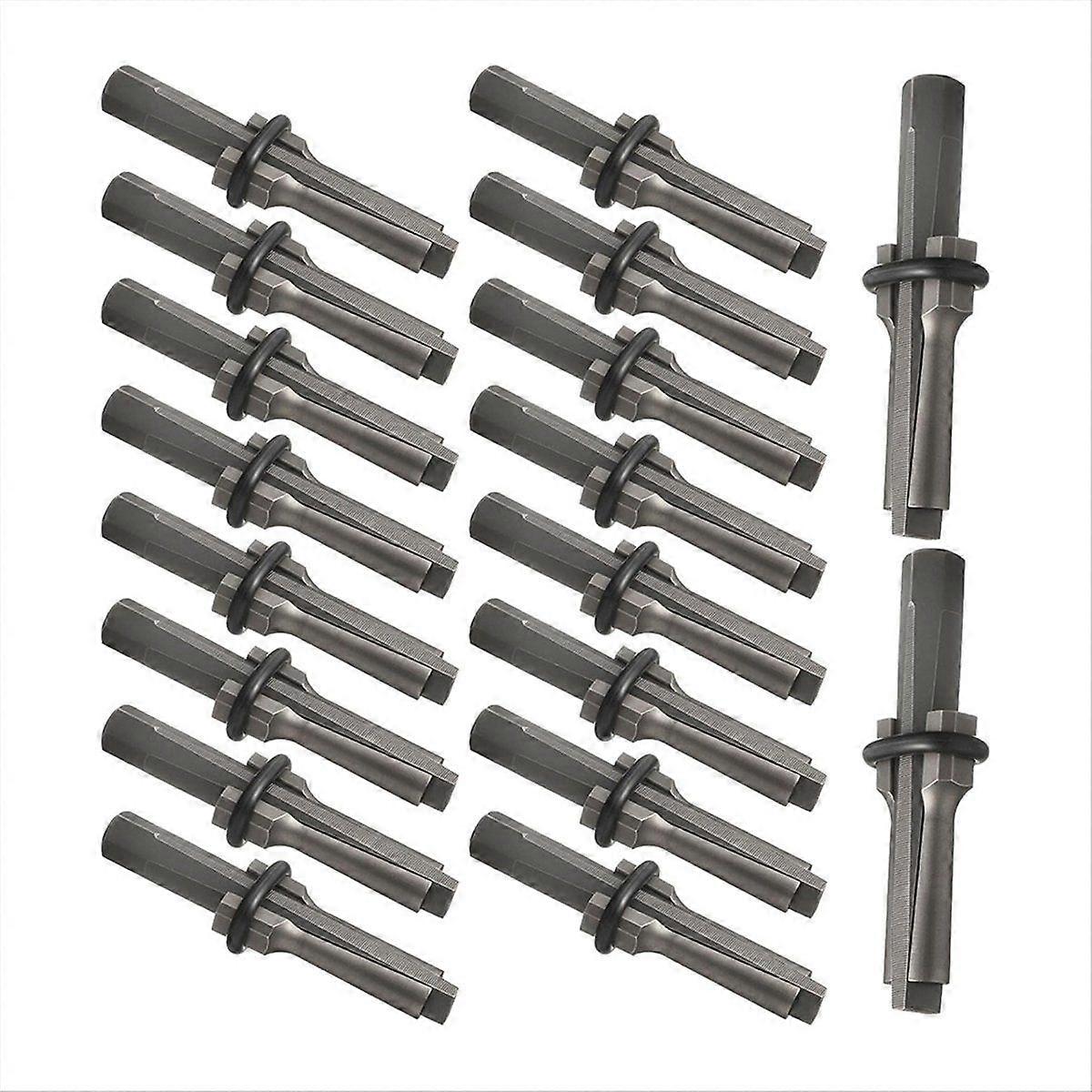 Stone Splitter Tools - 5/8" Wedge and Feathers Shims Set for , Concrete, Marble 20 Pack