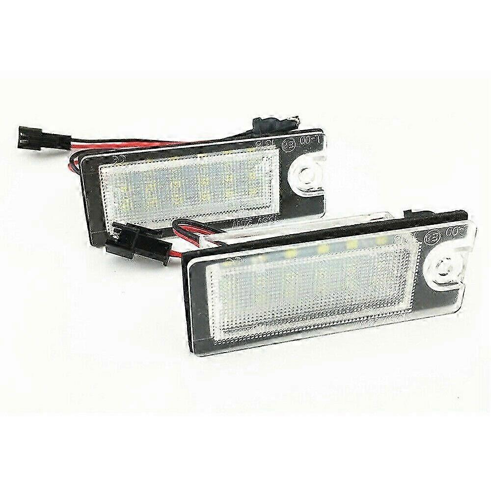 2Pcs Car LED Bulb Canbus License Plate Signal Light For Volvo S80 XC90 S40 V60 XC60 S60 C70 V50 XC70 V70 Tail Number Lamp
