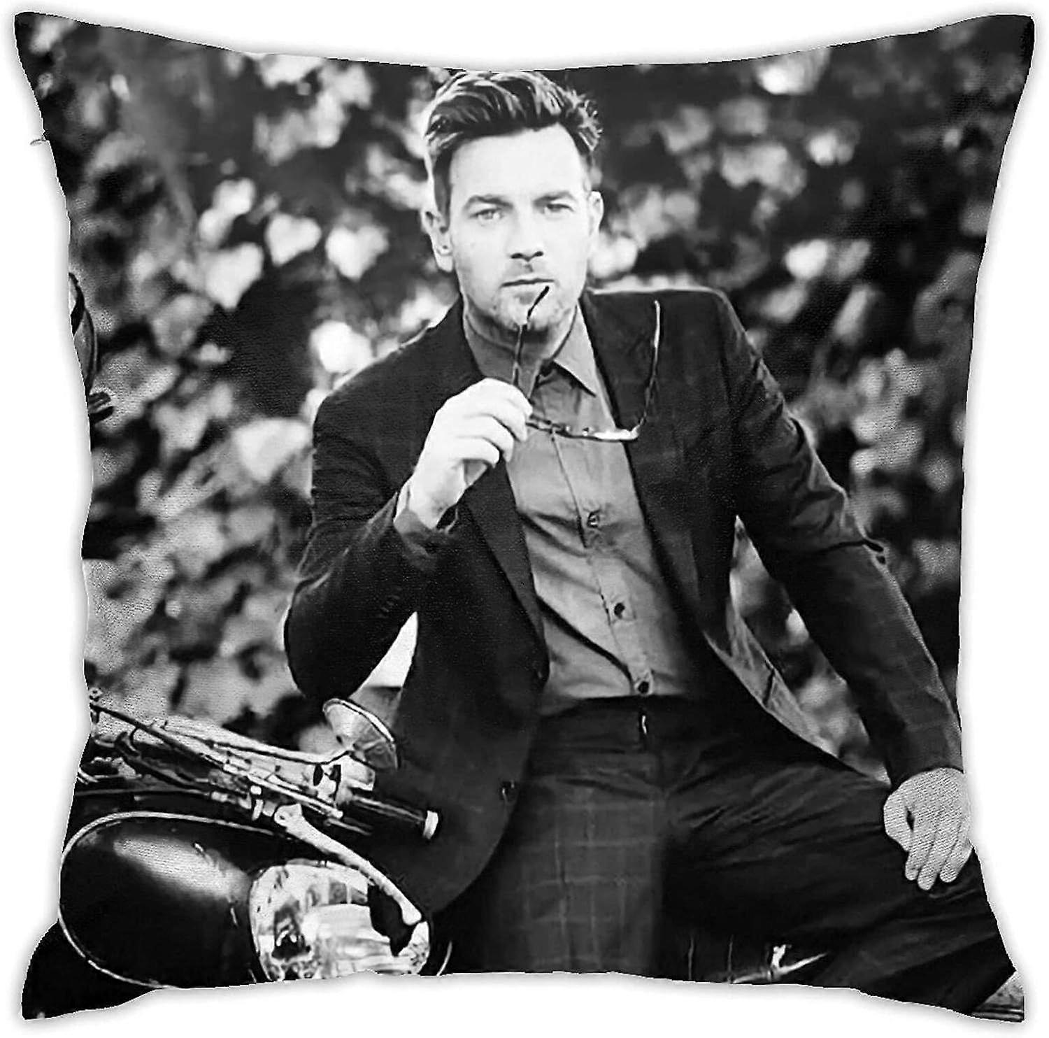 y650ユアンマクレガー枕カバー両面印刷スロー枕カバーソフトクッションカバーリビングルーム寝室の枕カバー寮の装飾-TB2150 io