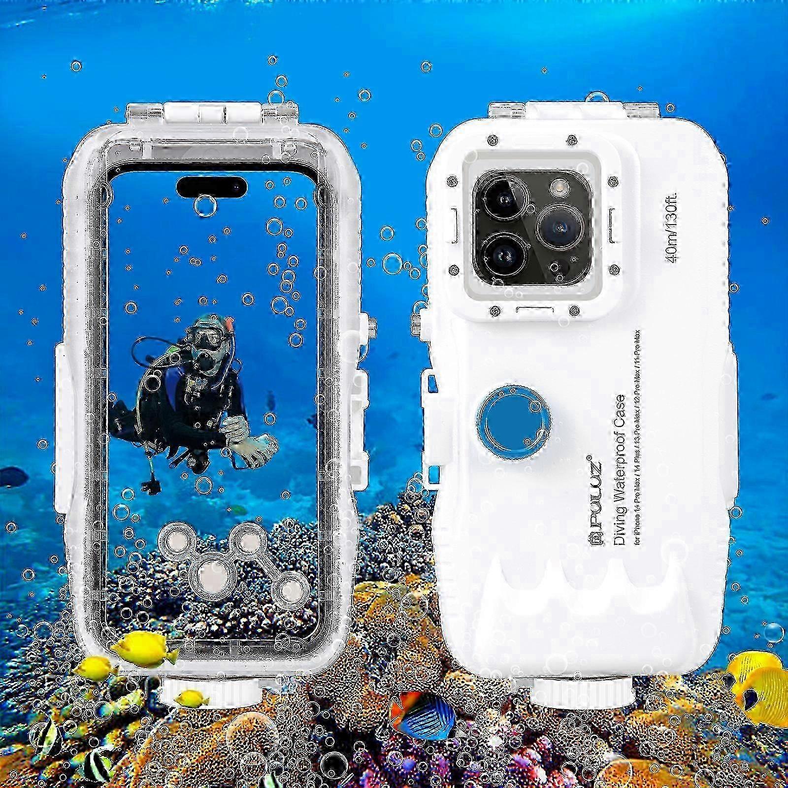 Waterproof Diving Case by PULUZ for 15 Pro Max 15 Plus 14 Plus 14 Pro Max 13 Pro Max 12 Pro Max and 11 Pro Max
