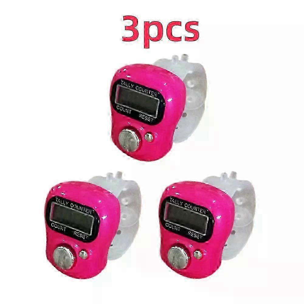 1/3PCS Electronic Digital Finger Ring Tally Counter Hand Held Knitting Row Counter Clicker NEW Mini Point Marker Counter LCD miao4