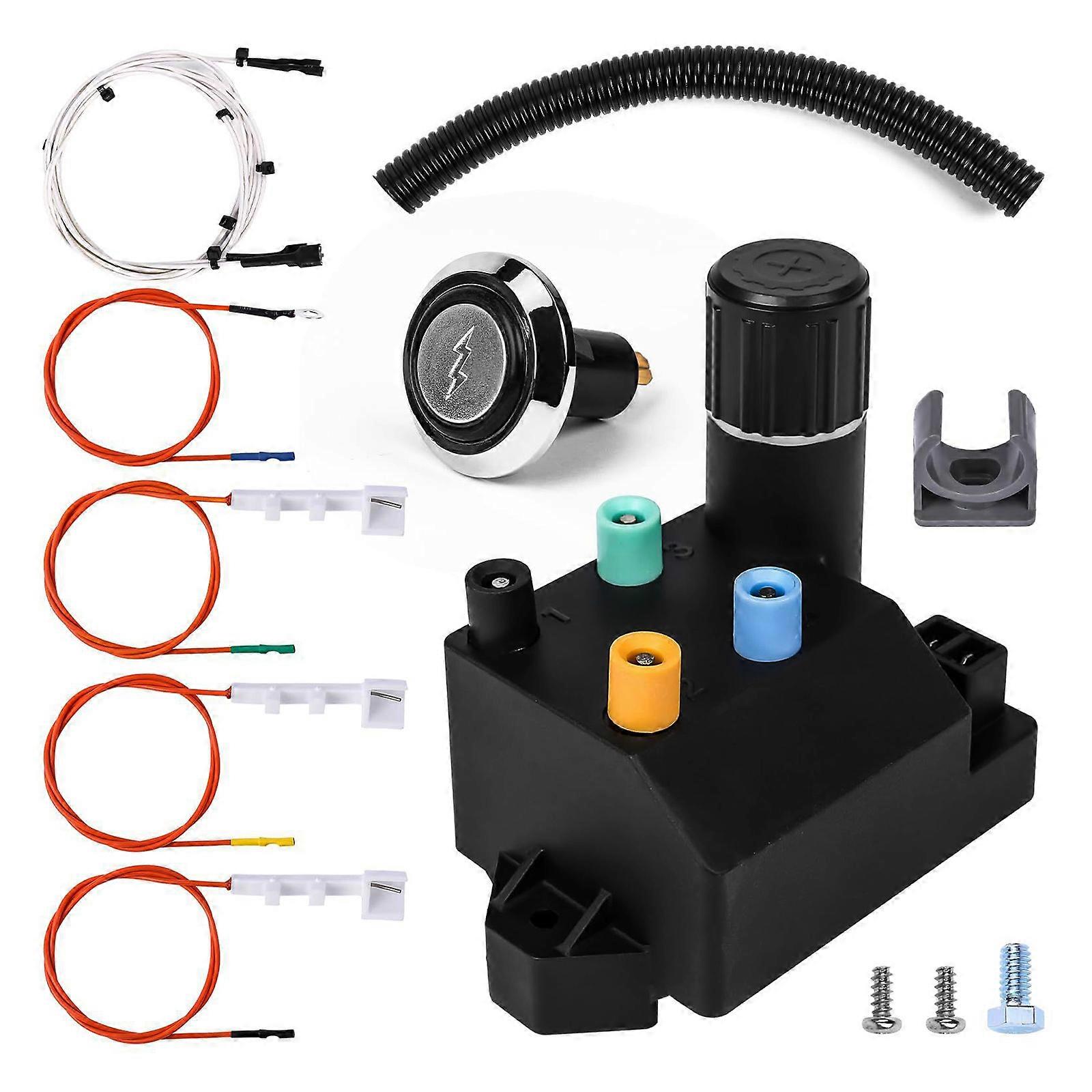 Igniters Replacement Set Igniter Set Grill Lighter Ignition Metal Texture Igniter Replacement Set for Safe Lighting Multicolor