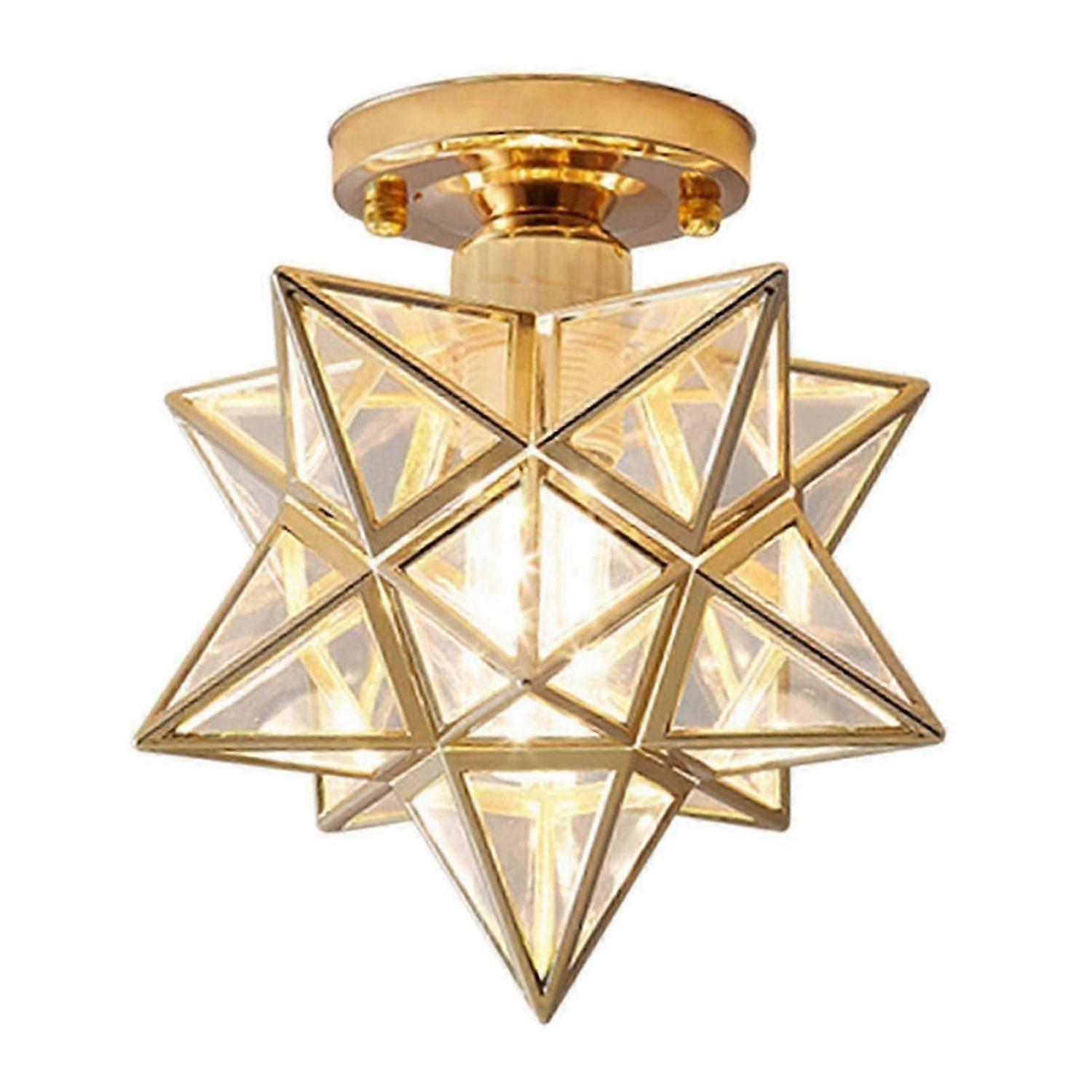 Ceiling Lamp Five-pointed Star Ceiling Light Hallway Aisle Balcony Small Lamps Iron