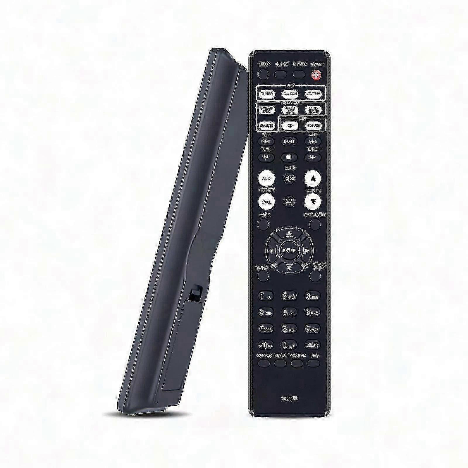 Denon DRA-F109 Remote Control Replacement RC-1163 for DAB, DRA-F109, DCDF109, DRAF109