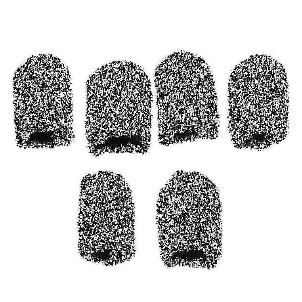 6pcs Mobile Game Controller Finger Sleeve Sets, Anti-sweat Reusable Sweatproof Breathable Full Touch Screen Finger Set Compatible Pubg