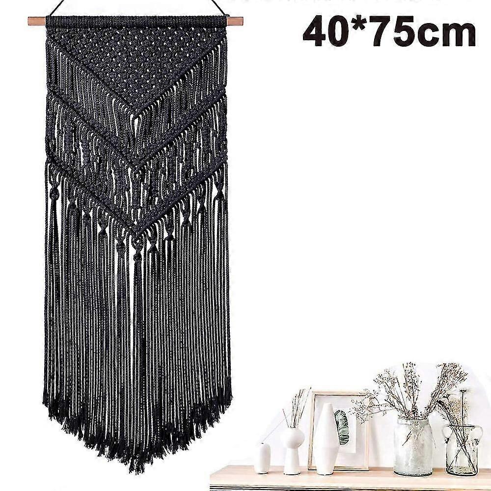 Makramee Hängen Handgemachte gewebte Wandkunst Makramee Wandteppich für Dekor