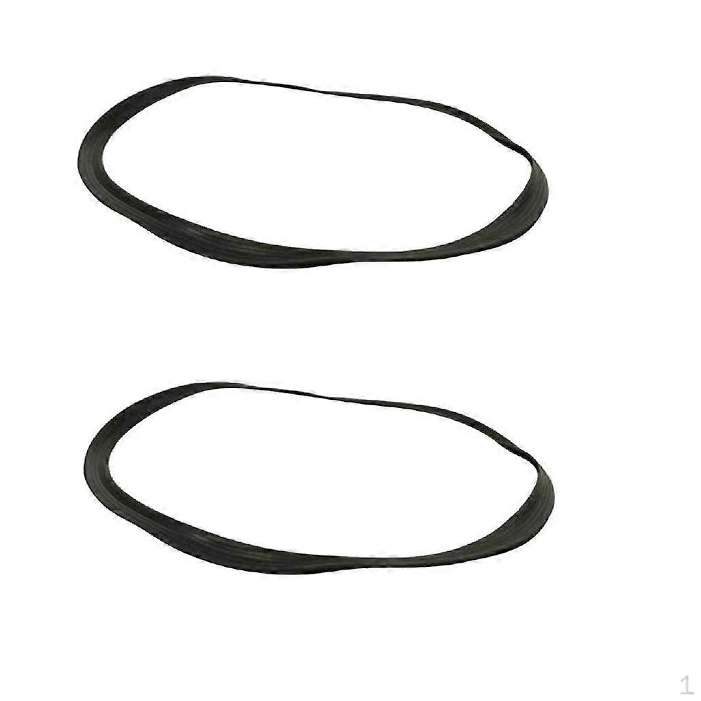 2Pcs Barber Salon Base Floor Protective Rubber Gasket