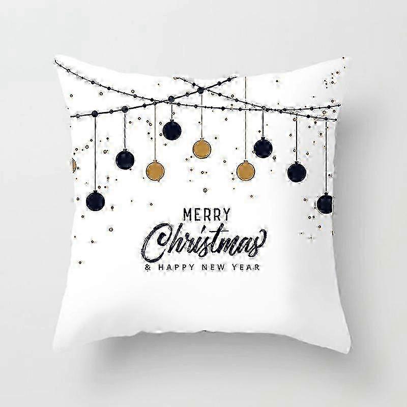 Přeshraniční Dovolená Bílý Povlak Vánoční Dárek Kancelář Polštář Povlak Design