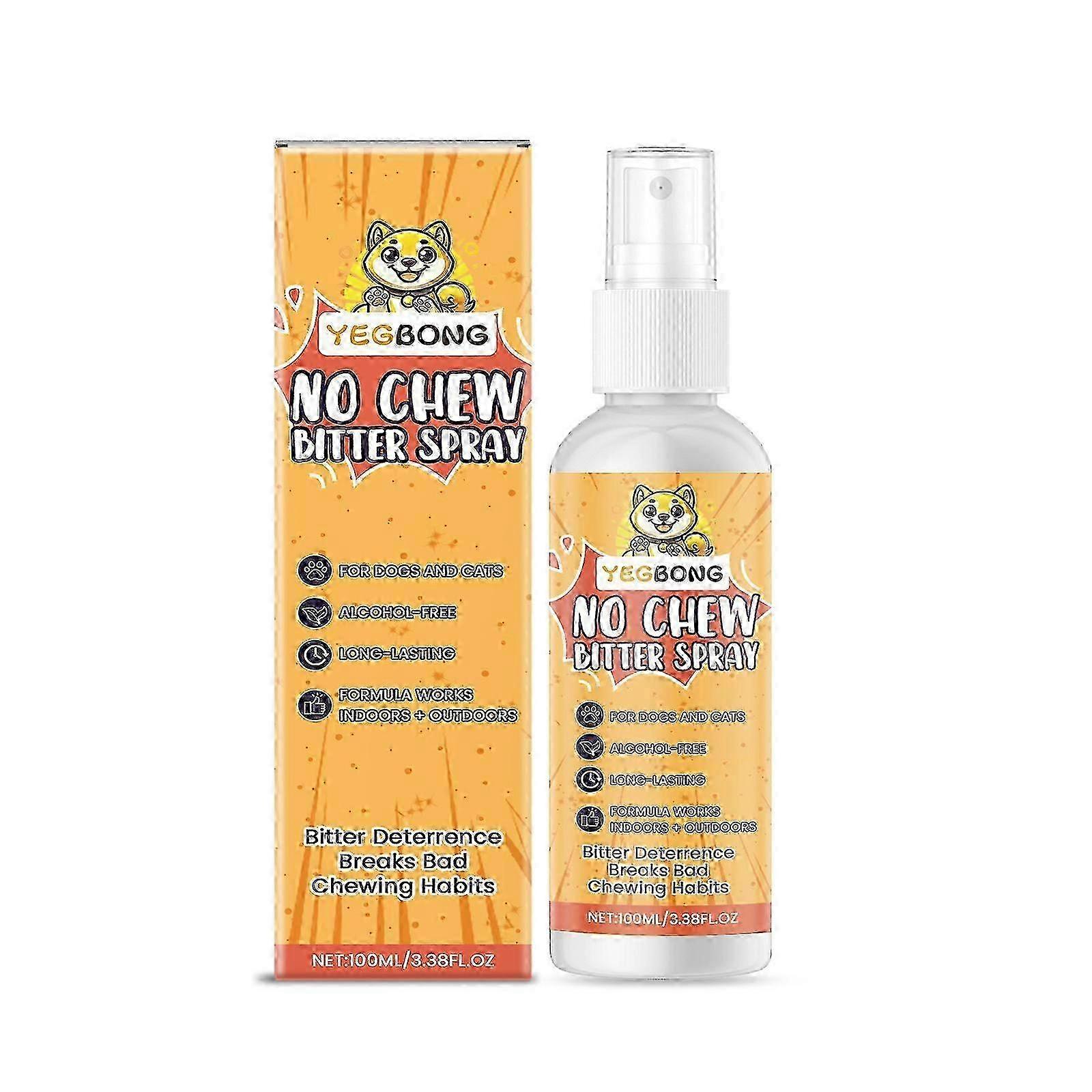 Anti-chew Spray For Pets - Bitter Spray To Prevent Biting Scratching On Furniture - 100ml