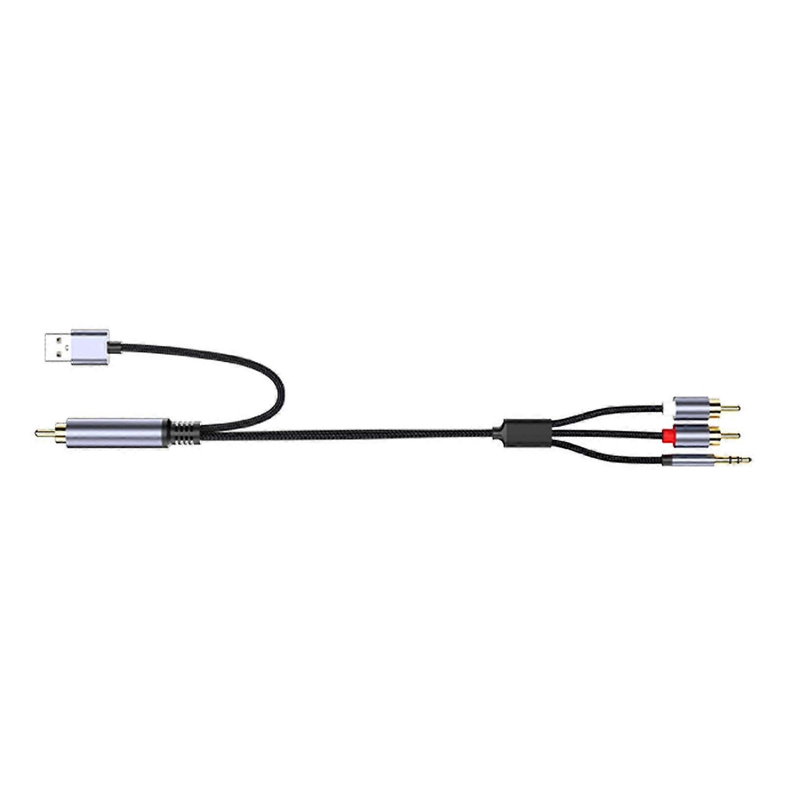 Professional Grade Coaxial To 2RCA Audios Adapters With TangleFree Braide Design For Clearly digital Signal Output Multicolor