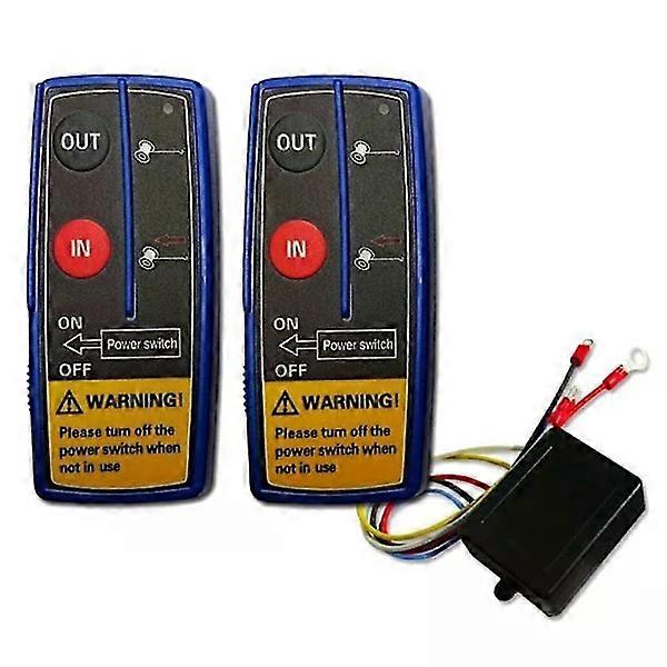 24V 12V Universal Recovery Wireless Electric Digital Winch Remote Control for ATV Car Boat Handheld Unit [DB] yc