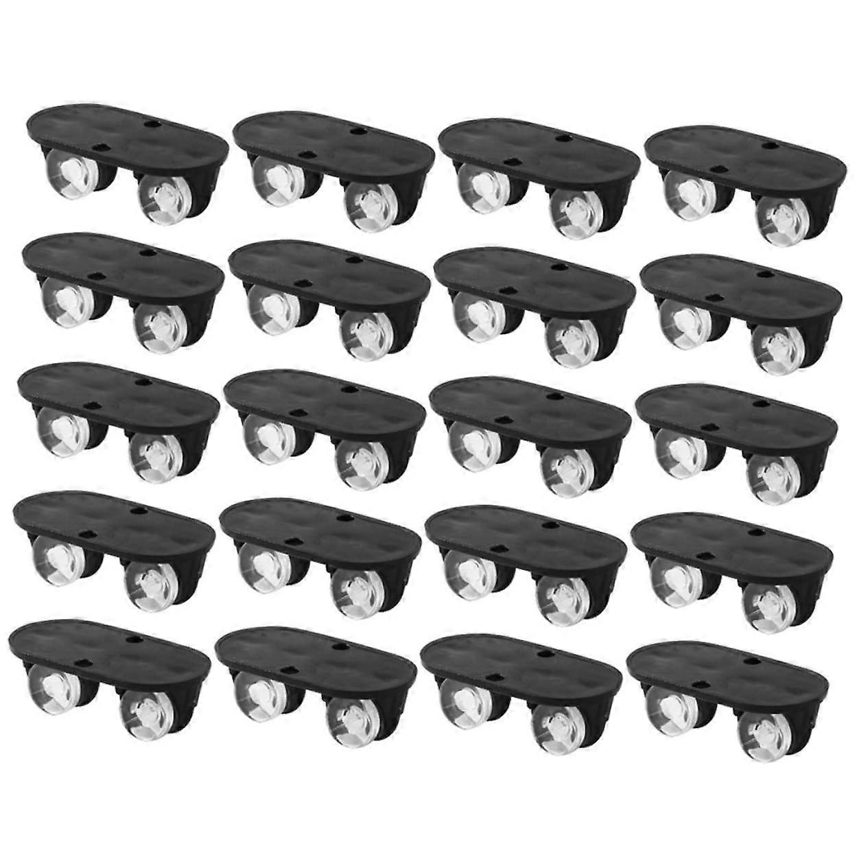 20pcs Self Adhesive Caster Wheels with Strong Load Capacity for Storage Boxes, Trash Bins, Cars