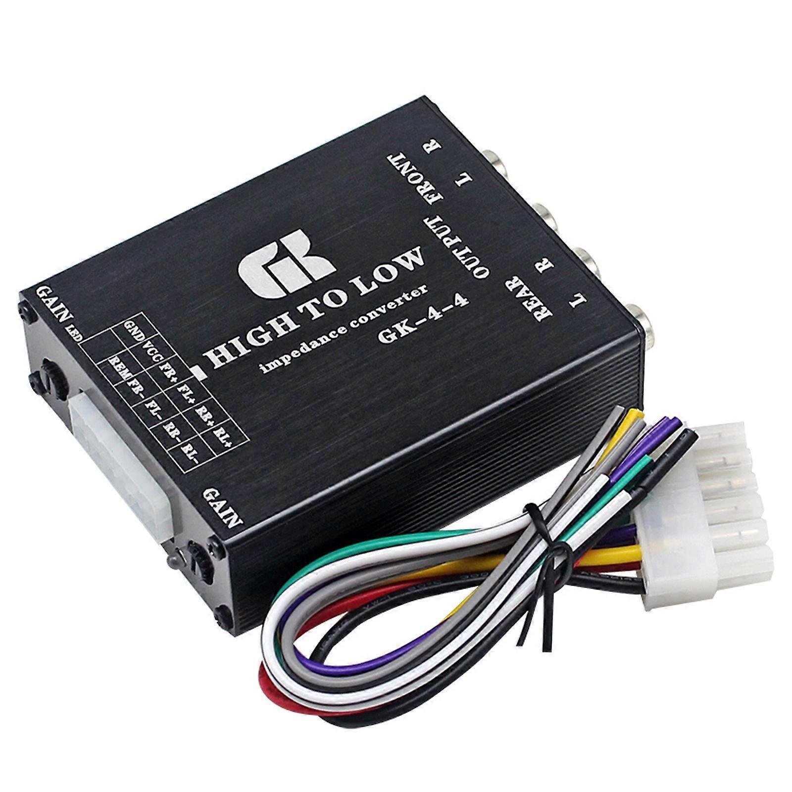 Upgrades Sound  Converter Compact Metal Sound  Converter Easy to Carry for Professional Sound Systems & house  Theater Use Multicolor