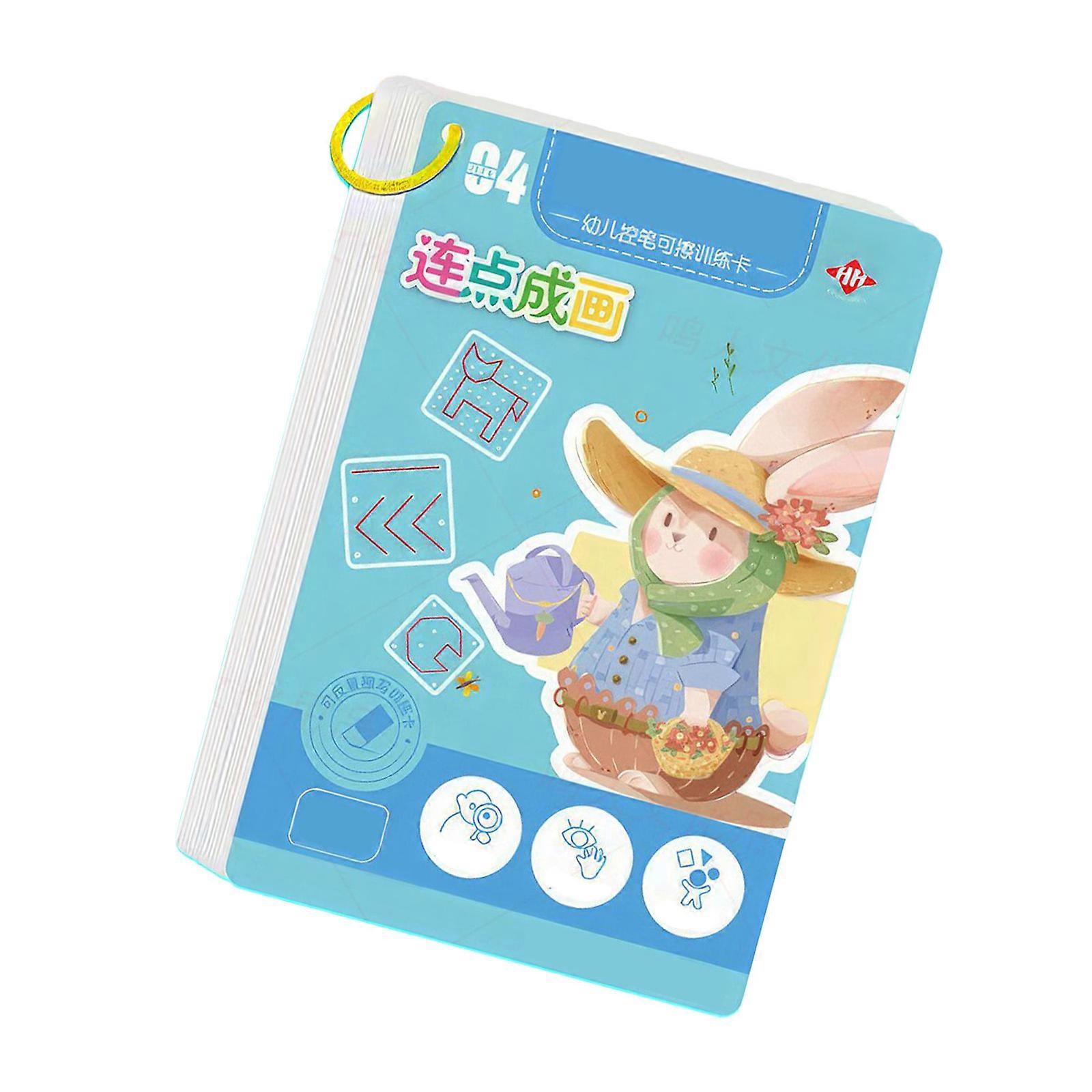 Toddler Pen Control Training Workbook Magical Tracing Practice Copybook Writing Drawing Educational Picture Books Multicolor